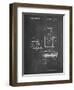 PP1072-Chalkboard Super Nintendo Console Remote and Cartridge Patent Poster-Cole Borders-Framed Giclee Print