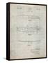 PP1073-Antique Grid Parchment Surfboard 1965 Patent Poster-Cole Borders-Framed Stretched Canvas