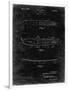 PP1073-Black Grunge Surfboard 1965 Patent Poster-Cole Borders-Framed Premium Giclee Print