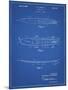 PP1073-Blueprint Surfboard 1965 Patent Poster-Cole Borders-Mounted Giclee Print