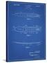 PP1073-Blueprint Surfboard 1965 Patent Poster-Cole Borders-Stretched Canvas