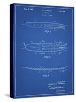 PP1073-Blueprint Surfboard 1965 Patent Poster-Cole Borders-Stretched Canvas