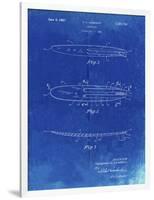 PP1073-Faded Blueprint Surfboard 1965 Patent Poster-Cole Borders-Framed Giclee Print