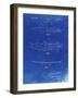 PP1073-Faded Blueprint Surfboard 1965 Patent Poster-Cole Borders-Framed Giclee Print