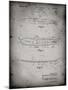 PP1073-Faded Grey Surfboard 1965 Patent Poster-Cole Borders-Mounted Giclee Print