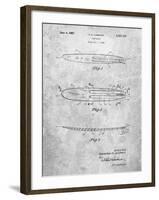 PP1073-Slate Surfboard 1965 Patent Poster-Cole Borders-Framed Giclee Print