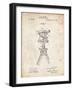 PP1075-Vintage Parchment Surveyor s Transit-Cole Borders-Framed Giclee Print