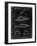 PP1076-Black Grunge Suzuki Jet Ski Patent Poster-Cole Borders-Framed Giclee Print