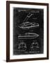 PP1076-Black Grunge Suzuki Jet Ski Patent Poster-Cole Borders-Framed Giclee Print