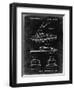 PP1076-Black Grunge Suzuki Jet Ski Patent Poster-Cole Borders-Framed Premium Giclee Print