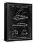 PP1076-Black Grunge Suzuki Jet Ski Patent Poster-Cole Borders-Framed Stretched Canvas