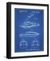 PP1076-Blueprint Suzuki Jet Ski Patent Poster-Cole Borders-Framed Giclee Print