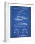 PP1076-Blueprint Suzuki Jet Ski Patent Poster-Cole Borders-Framed Giclee Print