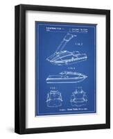 PP1076-Blueprint Suzuki Jet Ski Patent Poster-Cole Borders-Framed Premium Giclee Print