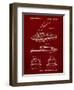 PP1076-Burgundy Suzuki Jet Ski Patent Poster-Cole Borders-Framed Premium Giclee Print