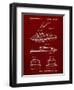 PP1076-Burgundy Suzuki Jet Ski Patent Poster-Cole Borders-Framed Premium Giclee Print