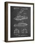 PP1076-Chalkboard Suzuki Jet Ski Patent Poster-Cole Borders-Framed Giclee Print