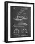 PP1076-Chalkboard Suzuki Jet Ski Patent Poster-Cole Borders-Framed Giclee Print