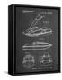 PP1076-Chalkboard Suzuki Jet Ski Patent Poster-Cole Borders-Framed Stretched Canvas