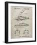 PP1076-Sandstone Suzuki Jet Ski Patent Poster-Cole Borders-Framed Giclee Print