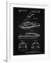 PP1076-Vintage Black Suzuki Jet Ski Patent Poster-Cole Borders-Framed Giclee Print