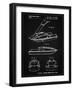 PP1076-Vintage Black Suzuki Jet Ski Patent Poster-Cole Borders-Framed Giclee Print