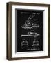 PP1076-Vintage Black Suzuki Jet Ski Patent Poster-Cole Borders-Framed Premium Giclee Print