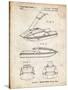 PP1076-Vintage Parchment Suzuki Jet Ski Patent Poster-Cole Borders-Stretched Canvas