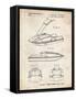 PP1076-Vintage Parchment Suzuki Jet Ski Patent Poster-Cole Borders-Framed Stretched Canvas