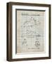 PP1077-Antique Grid Parchment Suzuki Wave Runner Patent Poster-Cole Borders-Framed Premium Giclee Print