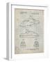 PP1077-Antique Grid Parchment Suzuki Wave Runner Patent Poster-Cole Borders-Framed Giclee Print