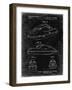 PP1077-Black Grunge Suzuki Wave Runner Patent Poster-Cole Borders-Framed Giclee Print