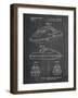 PP1077-Chalkboard Suzuki Wave Runner Patent Poster-Cole Borders-Framed Giclee Print