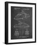 PP1077-Chalkboard Suzuki Wave Runner Patent Poster-Cole Borders-Framed Giclee Print