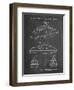 PP1077-Chalkboard Suzuki Wave Runner Patent Poster-Cole Borders-Framed Giclee Print
