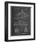 PP1077-Chalkboard Suzuki Wave Runner Patent Poster-Cole Borders-Framed Giclee Print