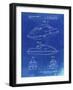 PP1077-Faded Blueprint Suzuki Wave Runner Patent Poster-Cole Borders-Framed Giclee Print
