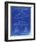 PP1077-Faded Blueprint Suzuki Wave Runner Patent Poster-Cole Borders-Framed Premium Giclee Print