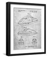 PP1077-Slate Suzuki Wave Runner Patent Poster-Cole Borders-Framed Giclee Print