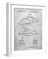 PP1077-Slate Suzuki Wave Runner Patent Poster-Cole Borders-Framed Giclee Print