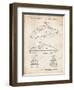 PP1077-Vintage Parchment Suzuki Wave Runner Patent Poster-Cole Borders-Framed Premium Giclee Print