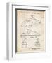 PP1077-Vintage Parchment Suzuki Wave Runner Patent Poster-Cole Borders-Framed Premium Giclee Print