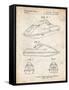 PP1077-Vintage Parchment Suzuki Wave Runner Patent Poster-Cole Borders-Framed Stretched Canvas