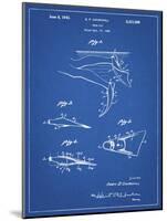 PP1079-Blueprint Swim Fins Patent Poster-Cole Borders-Mounted Giclee Print