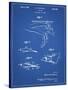 PP1079-Blueprint Swim Fins Patent Poster-Cole Borders-Stretched Canvas