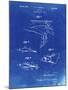 PP1079-Faded Blueprint Swim Fins Patent Poster-Cole Borders-Mounted Giclee Print