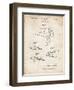 PP1079-Vintage Parchment Swim Fins Patent Poster-Cole Borders-Framed Giclee Print