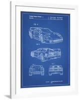 PP108-Blueprint Ferrari 1990 F40 Patent Poster-Cole Borders-Framed Giclee Print