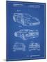 PP108-Blueprint Ferrari 1990 F40 Patent Poster-Cole Borders-Mounted Giclee Print