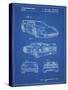 PP108-Blueprint Ferrari 1990 F40 Patent Poster-Cole Borders-Stretched Canvas